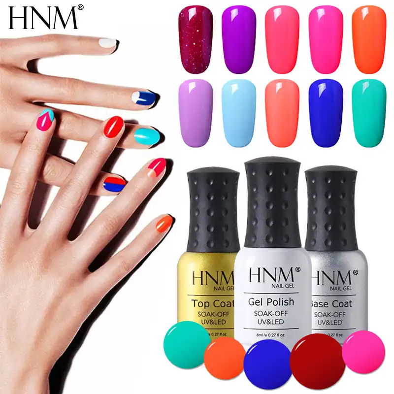 Hnm 8ml Soak Off Gel Nail Polish Uv Led Nail Gel Polish 58