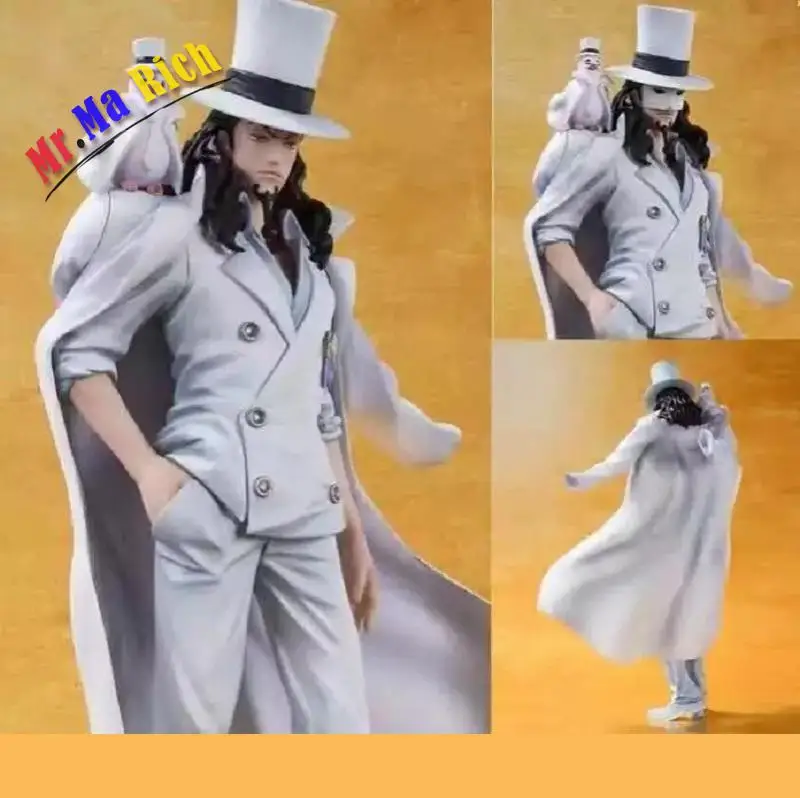 17 см аниме One Piece Film Gold Cp9 Member Rob Lucci белое пальто Маска Ver ПВХ Модель Коллекционная