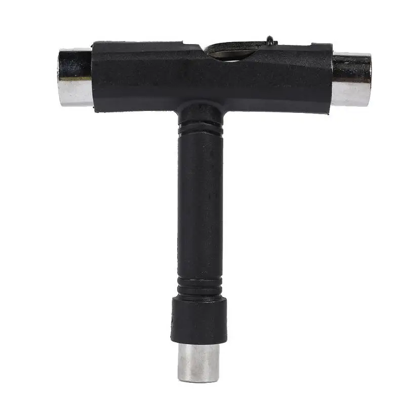 

T-Type Skateboard Tool Ratchet Socket Wrench Kick Scooter Hand Tool Black