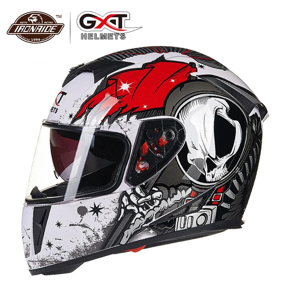 full face biker helmet