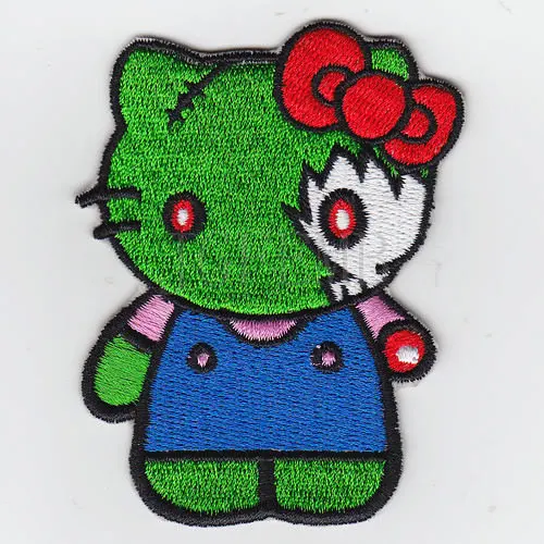 Special Offers Hello Kitty Zombie Kitty Military Tactics Morale Embroidery patch B2557