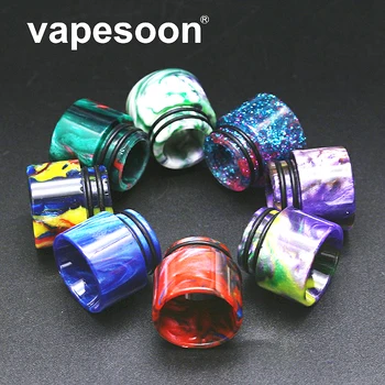 

beautiful colorful 810 Resin Drip Tip Wide Bore Mouthpiece For TFV8 TFV12 TFV8 BIG BABY X BABY rta Atomizer tank