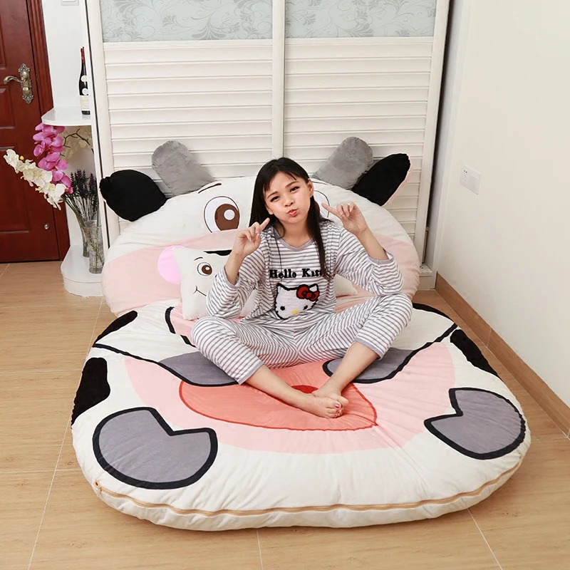  Cartoon Animals Tatami Sofa Bed Double And Kids Bean Bag Home Living Room And Bedroom Bean Bag Bed  - 32964566720
