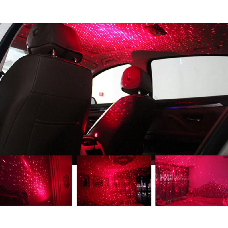 

USB LED Car Atmosphere Lamp Interior Ambient Star Light DJ RGB Colorful Music Sound Lamp Christmas Interior Decorative Light