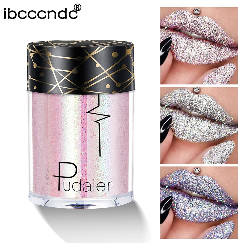 

36 Colors Holographic Sequin Diamond Colorful Glitter Gel Shiny Body Mermaid Festival Powder Pigment Makeup Cosmetics