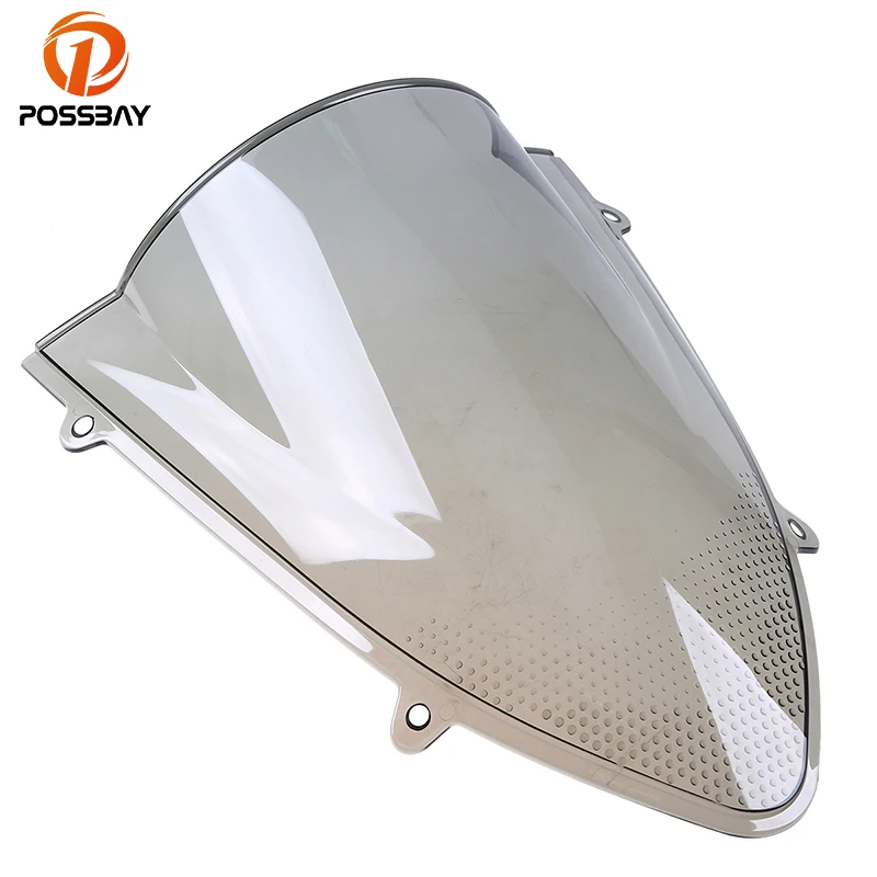 

POSSBAY ABS Plastics Bike Motorcycle Windshield for Kawasaki ZX250R 2008-2012 Scooter Bicicleta Wind Deflectors Double Bubble