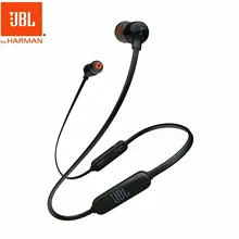 Беспроводные bluetooth-наушники JBL T110 BT, наушники-вкладыши, гарнитура, наушники с громкой связью, оригинальные наушники jbl Fone De Ouvido Play 6H наушники беспроводные наушники