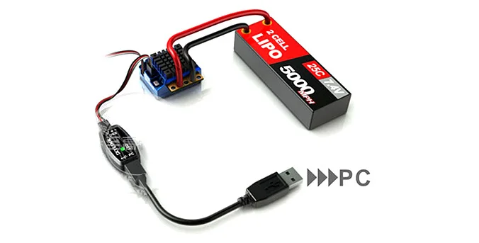 

free shipping SKYRC RC Model SK-600013 R/C Hobby Skylink ESC Program Cable