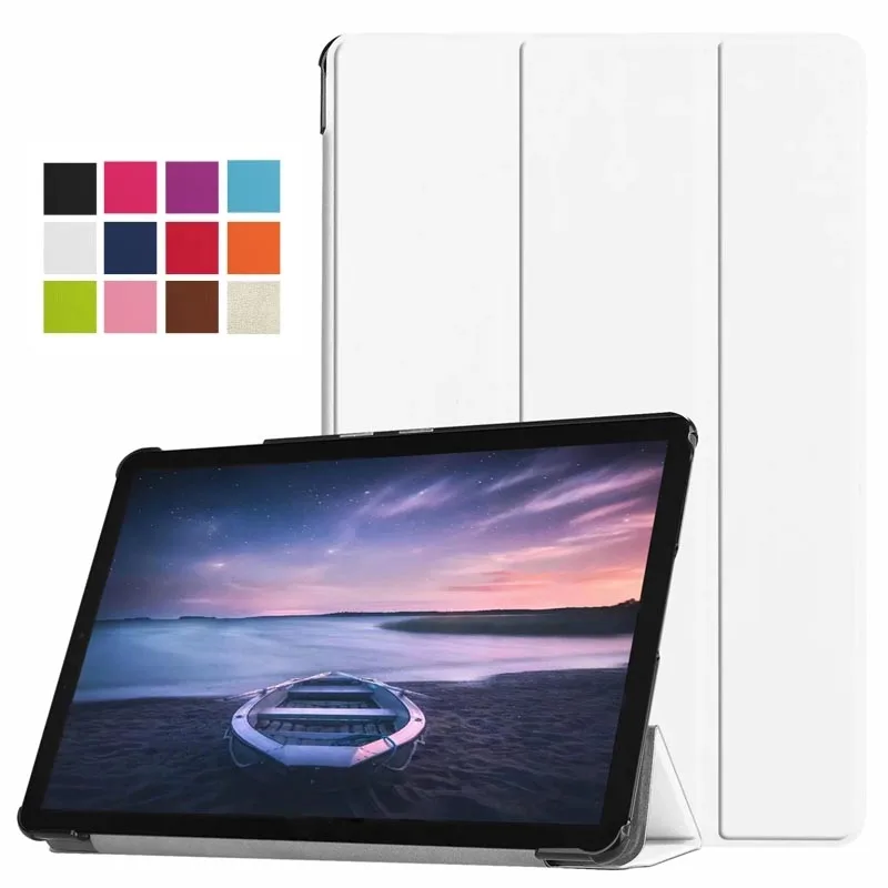 100 шт./лот из искусственной кожи Smart Case с подставкой Функция для samsung Galaxy Tab S4 10,5-дюймовый SM-T830 Wi-Fi/ SM-T835 4 г LTE планшет