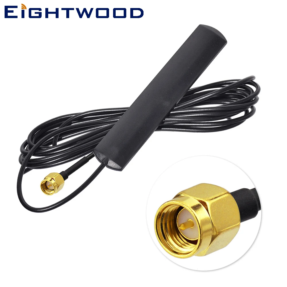 Eightwood DAB /DAB+Car Aerial 170 240 MHz Antenna Internal Glass Mount
