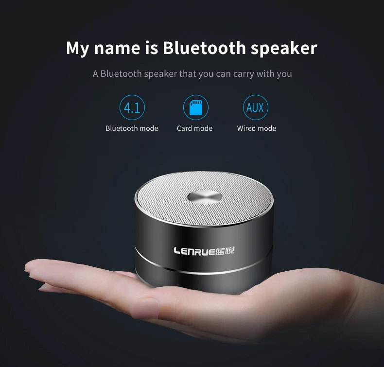 Портативный беспроводной Bluetooth динамик стерео портативный светодиодный s Hifi динамик MP3 мини сабвуфер умная Колонка громкий динамик A2