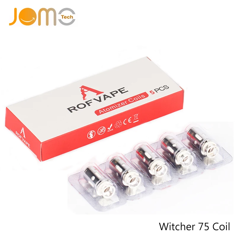 bilder für Neue Witcher 75 watt Verdampfer Elektronische Zigarette Zerstäuber Kern e-zigarette Ersatz ohm Vaporizer Spule Jomo-C14 bilder für Neue Witcher 75 watt Verdampfer Elektronische Zigarette Zerstäuber Kern e-zigarette Ersatz ohm Vaporizer Spule Jomo-C14