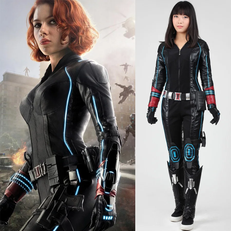 The Avengers Black Widow Natasha Romanoff Natalia Cosplay Costume My Xxx Hot Girl