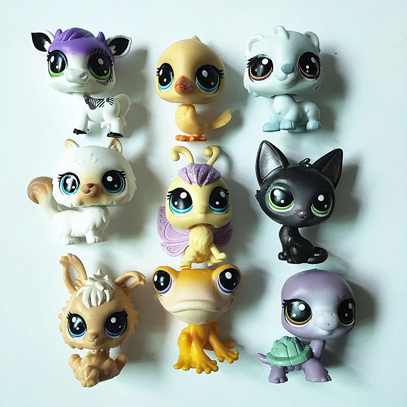 

One Piece Little Shop Cute Animal Doll lol Action Figure PVC Mini pet Cat Dog Rabbit Turtle Figure Kid Toy Girl Collection Gift