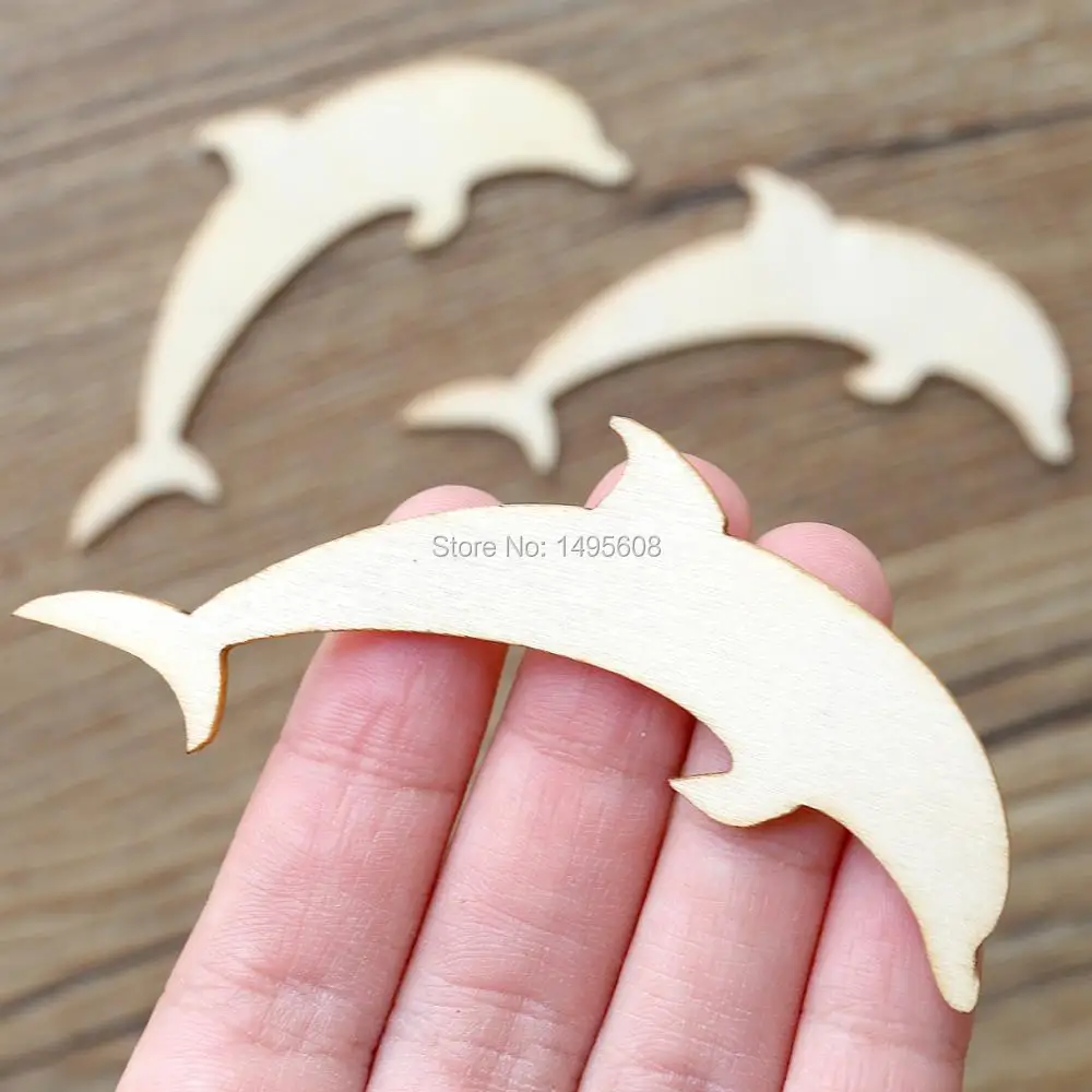 wooden dolphin