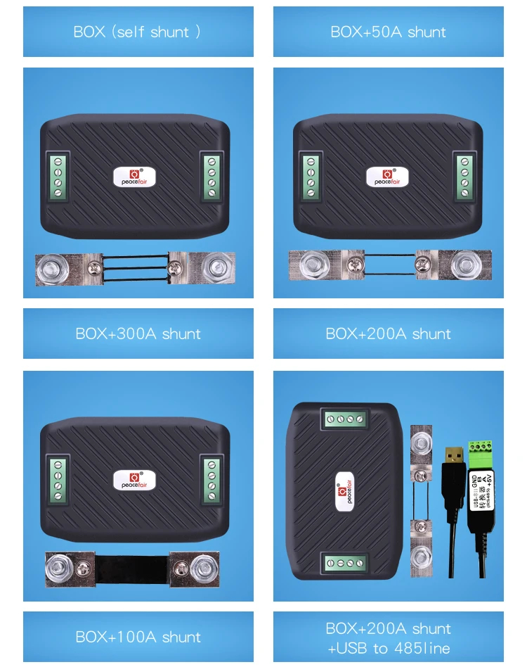 Peacefair новейший PZEM-017 постоянного тока 0-300 В Вольтметр Амперметр RS485 Modbus Напряжение Ток Мощность счетчик энергии Электрический Ватт метр