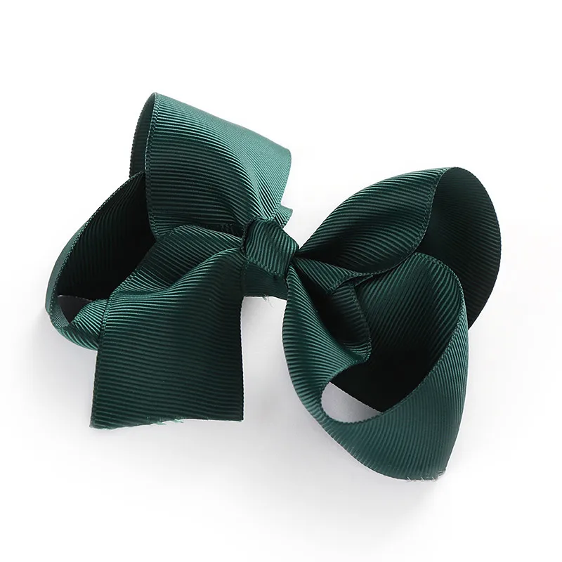 24 colors 5 Inches Hair Bow Boutique Grosgrain Ribbon Hairgrips Clips Headwear Barrette Bowknot For Women Girls Accessories | Детская