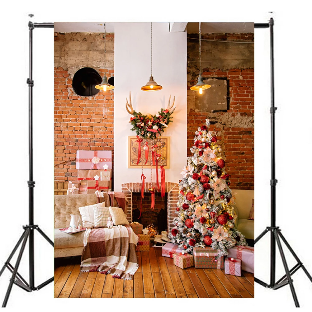 

Christmas Backdrop Background Studio Photo Holiday Wallpaper Decoration Mural for Photography Videos Photo Shoot