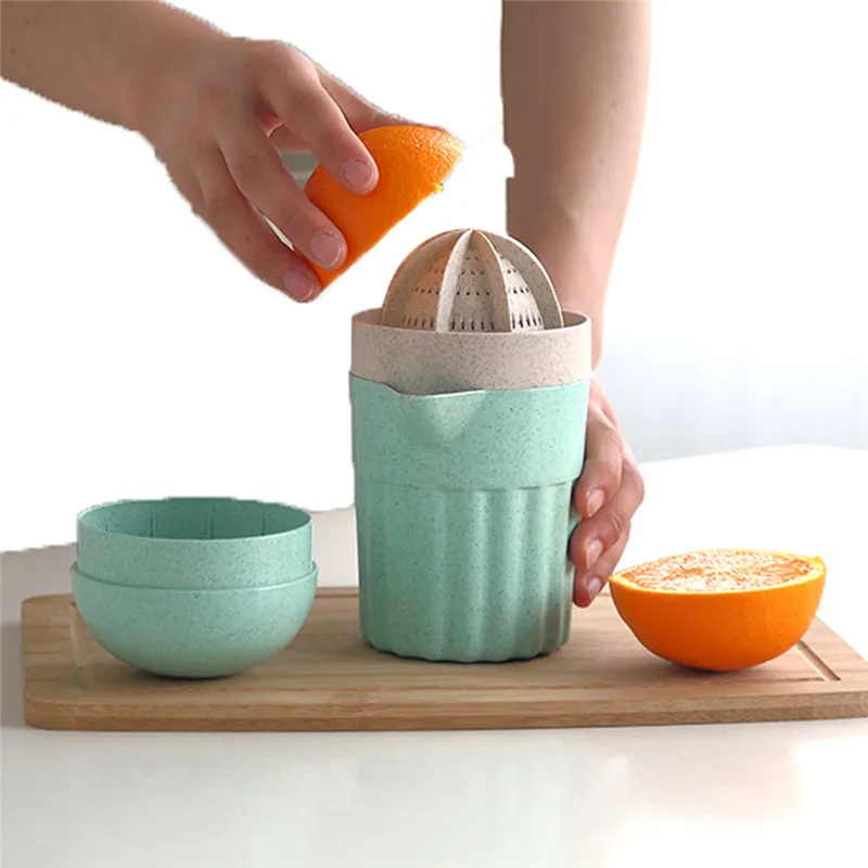 

Dropship 1Pc Wheat Stalks Juicer Portable Manual Fruit Juice Cup Orange Squeezer blender portable citrus juicer citrus press