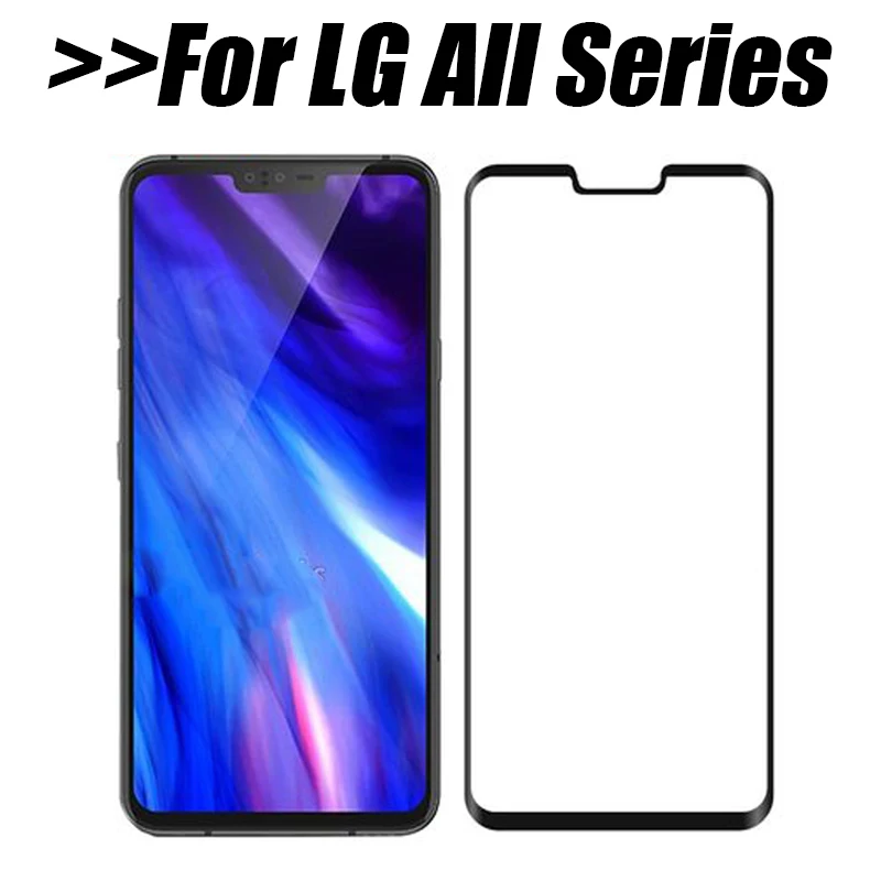 Закаленное стекло для LG V30 V40 thinQ защита экрана Защитное V20 K10 K8 2018 K4 K7 2017 2016 9H |