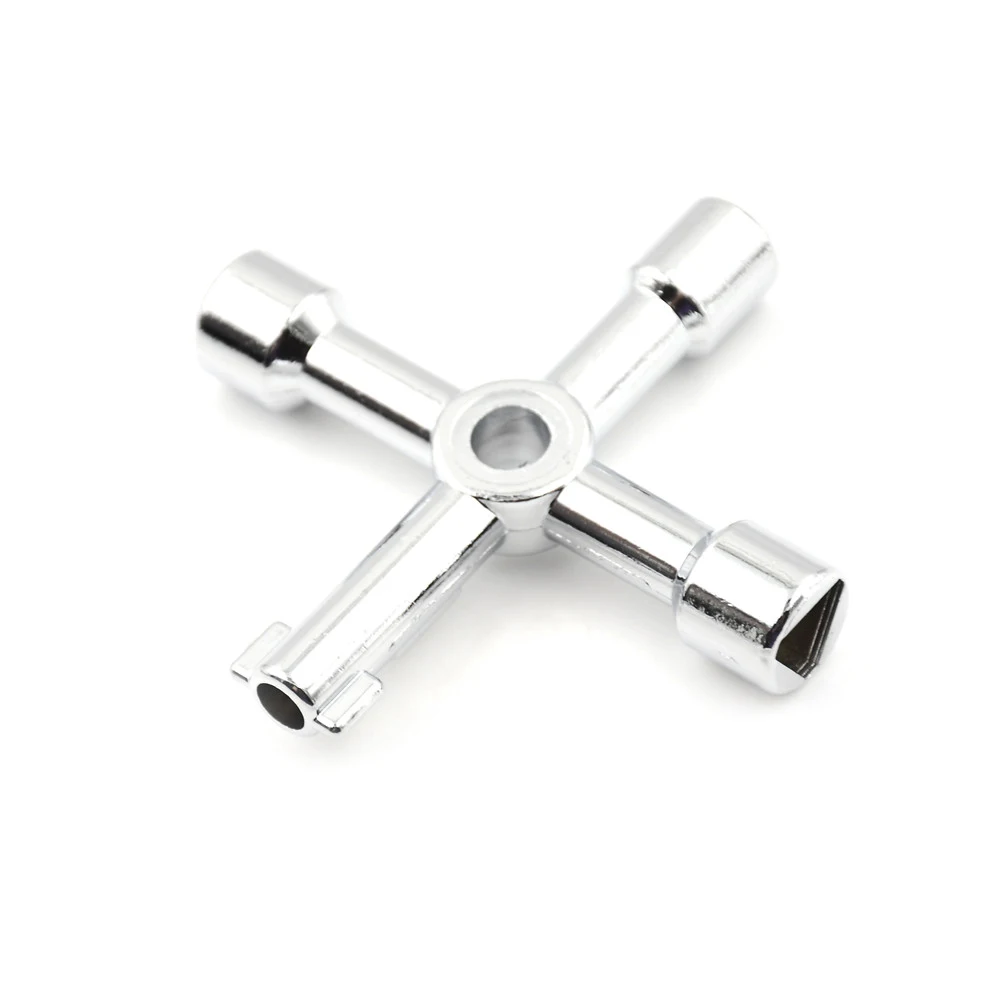 Service Key 4 Way Alloy For Train Electrical Cabinet Elevator Wholesale Universal Cross Key