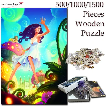

MOMEMO Dream for Girl 500 1000 1500 Pieces Wooden Puzzle for Adults Jigsaw Puzzles Toy Puzzle Games Kids Children Toy Home Decor