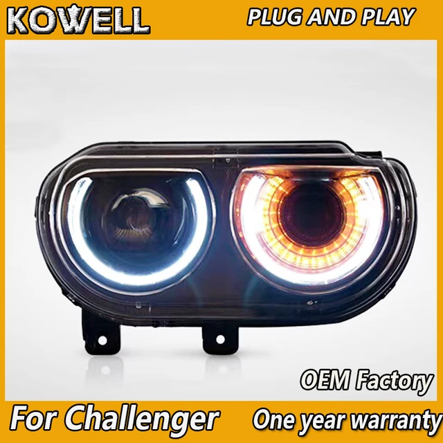 Car Styling for Dodge Challenger LED Headlight 2011 2014 Challenger LED