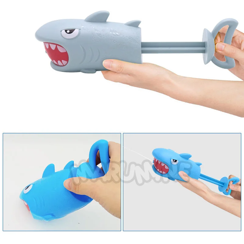 Marumine игры на открытом воздухе водяной пистолет в форме акулы игрушки Пластиковые пляжные купальные летние игровые пушки игрушки подарки для детей мальчиков и девочек