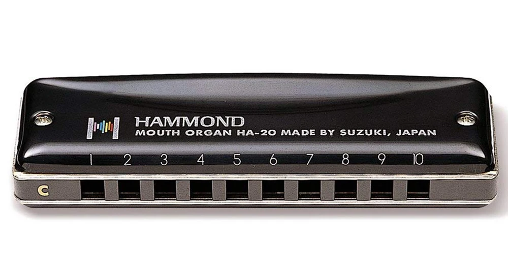 Suzuki Hammond HA-20 диатоническая губная гармоника 10 отверстий блюз Арфа Ключ C рот орган Suzuki Япония профессиональные музыкальные инструменты