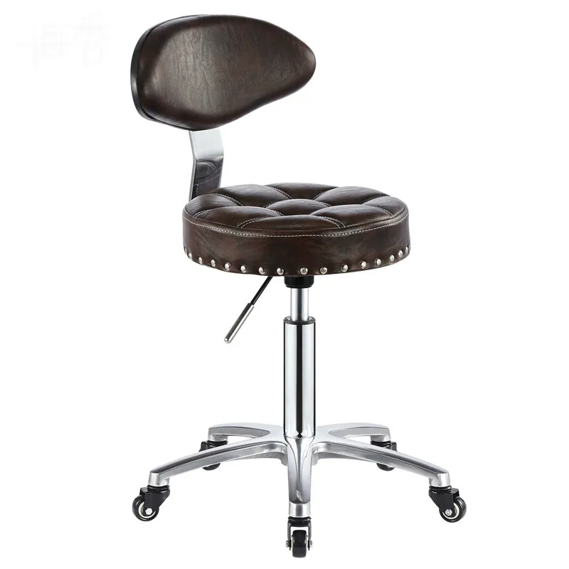 Image Senior hairdressing chair with backrest stool and  the lifting PU can rotate