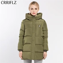CRRIFLZ New Winter Collection Women s Jackets Parkas Hooded Long Cotton Padded Jacket High Quality 8