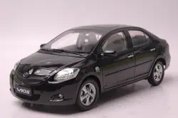 1:18 литья под давлением модели для Toyota Vios 2008 черный Седан сплав игрушечный автомобиль миниатюрный коллекция подарок