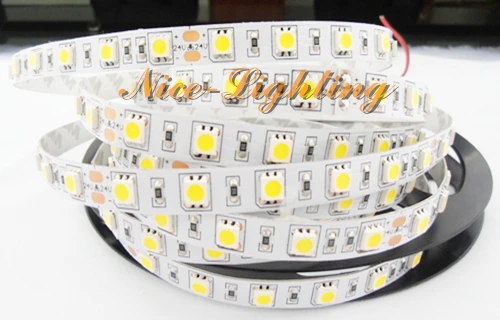 5 м/roll 5050smd гибкие светодиодные полосы DC 12 В 60LED 5 м свет ленты белый/теплый/ желтый/красный/зеленый/синий внутренней отделки светлая полоса