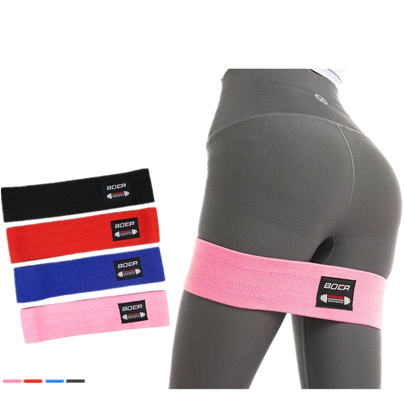 

Resistance Bands Training Fitness Gum Hip Lifting Circle Rubber Non-slip Band Yoga Gym Exercise Leg Thigh Glute Butt Squat Bands