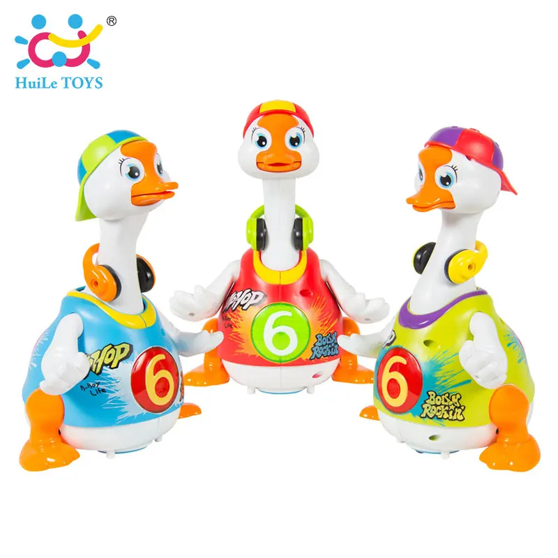 HUILE-TOYS-828-Baby-Toys-Electric-Hip-Pop-Dance-Read-Tell-Story-Interactive-Swing-Goose-Kids-Learning-Educational-Toys-Gifts-4