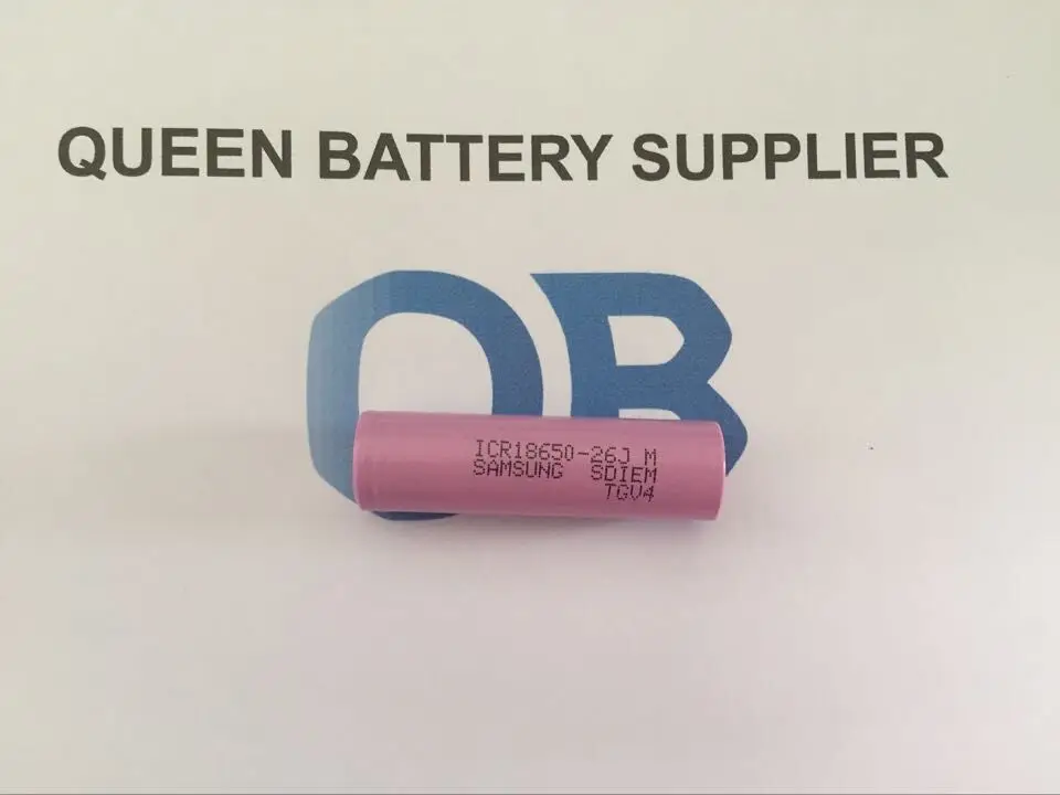 Бесплатный shipping15pcs литий ионный аккумулятор 18650 2600 мАч 22А 3.7 В ICR18650 26JM Аккумулятор