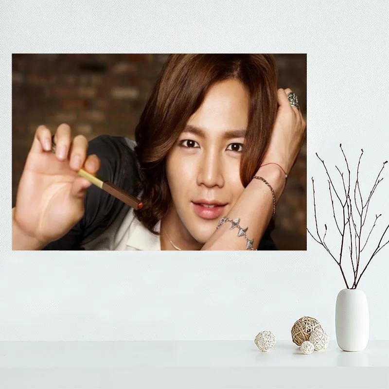 Custom Jang Keun Suk canvas poster Wall Art PRINT Home Decoration cloth fabric wall print Silk Fabric | Дом и сад