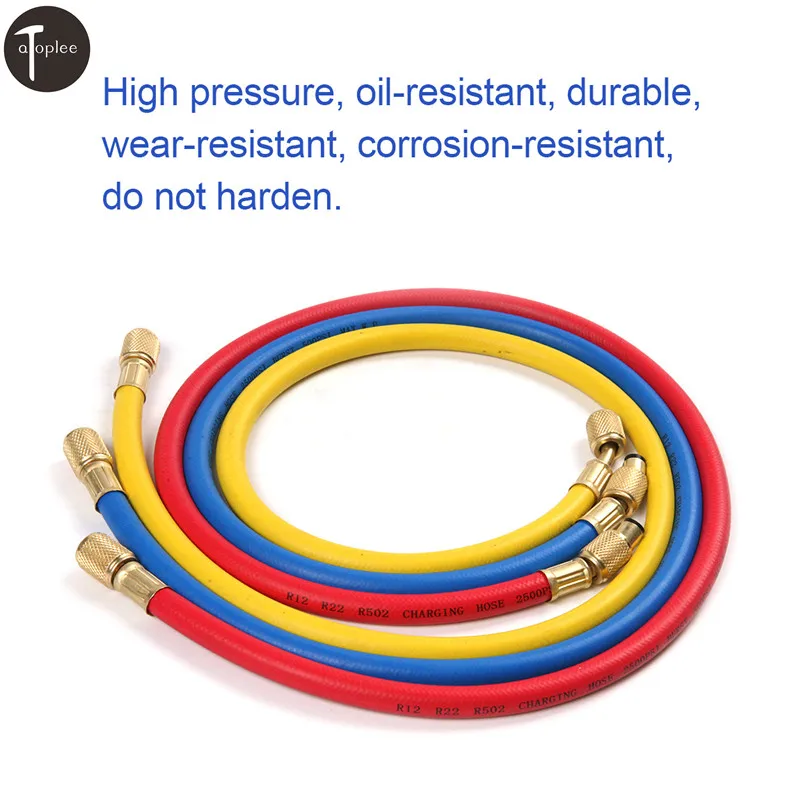 Универсальный 3 шт. R12 R22 R502 автомобильный Кондиционер воздуха хладагент 1/4 &quotSAE