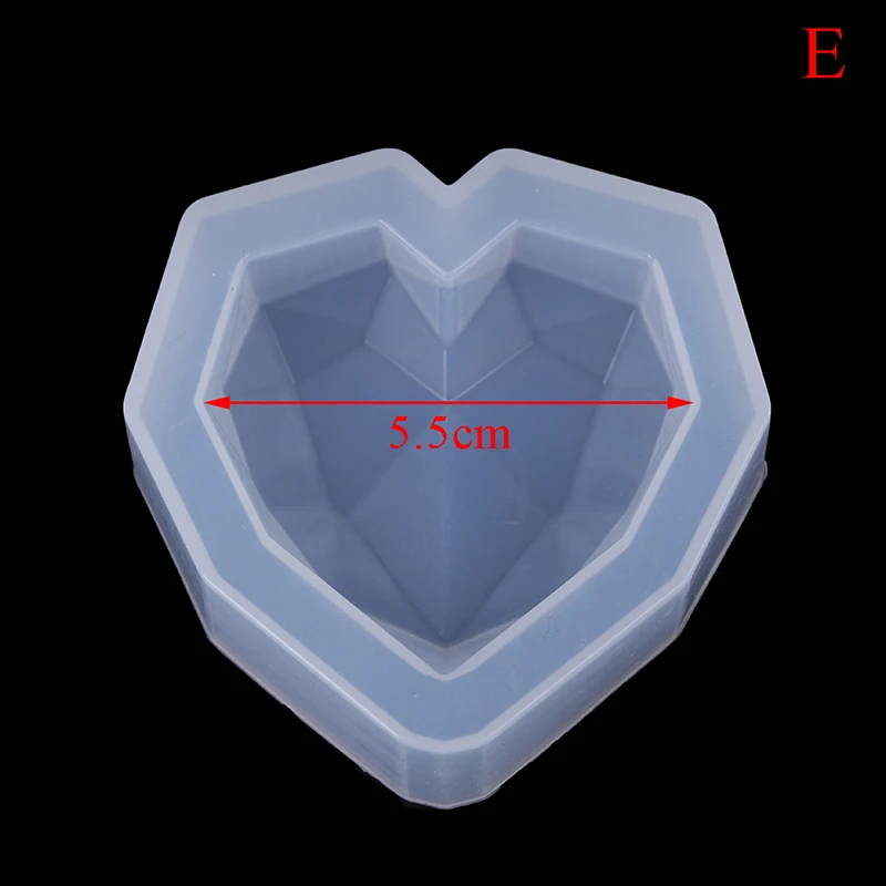 6 размеров 3D Сердце ароматический гипс штукатурка силиконовая форма «сделай сам» свечи смолы формы любовь силиконовая форма-сердце для украшения автомобиля
