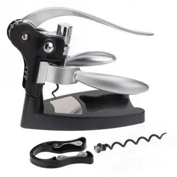 

Red Wine Opener Tool Kit Cork Bottle Tire Corkscrew Collar Pourer Gift Set With Foil Cutter and Box wine accessory Rabbit shape