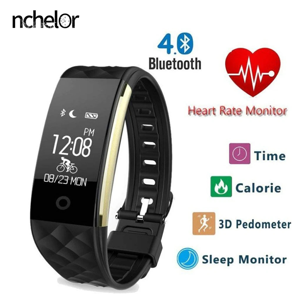 Smart Wristband Heart Rate Monitor Sport Fitness Tracker Bracelet Bluetooth4.0 Smart Watch For Android IOS PK xiaomi mi band 3 Smart Wristband Heart Rate Monitor Sport Fitness Tracker Bracelet Bluetooth4.0 Smart Watch For Android IOS PK xiaomi mi band 3