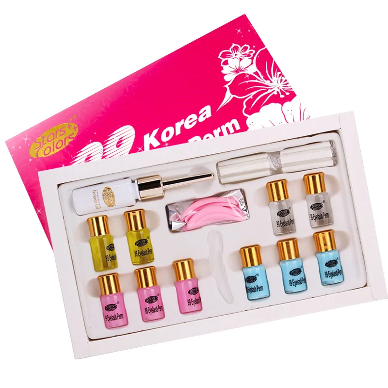 

Eyelash Curling Perming Set Curler Rod Glue Perm Lotion Lashes Lifting Kit Eyes Makeup Tool KG66