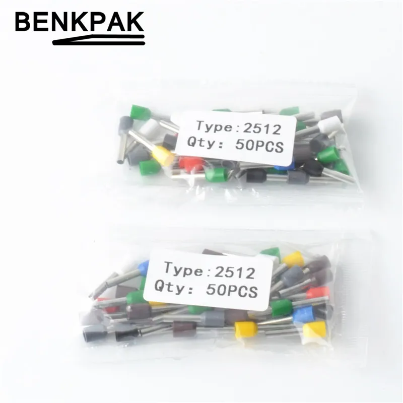 

50PCS 14 AWG 2.5mm2 Insulated Cord End Terminal block Wire Ferrules E2512