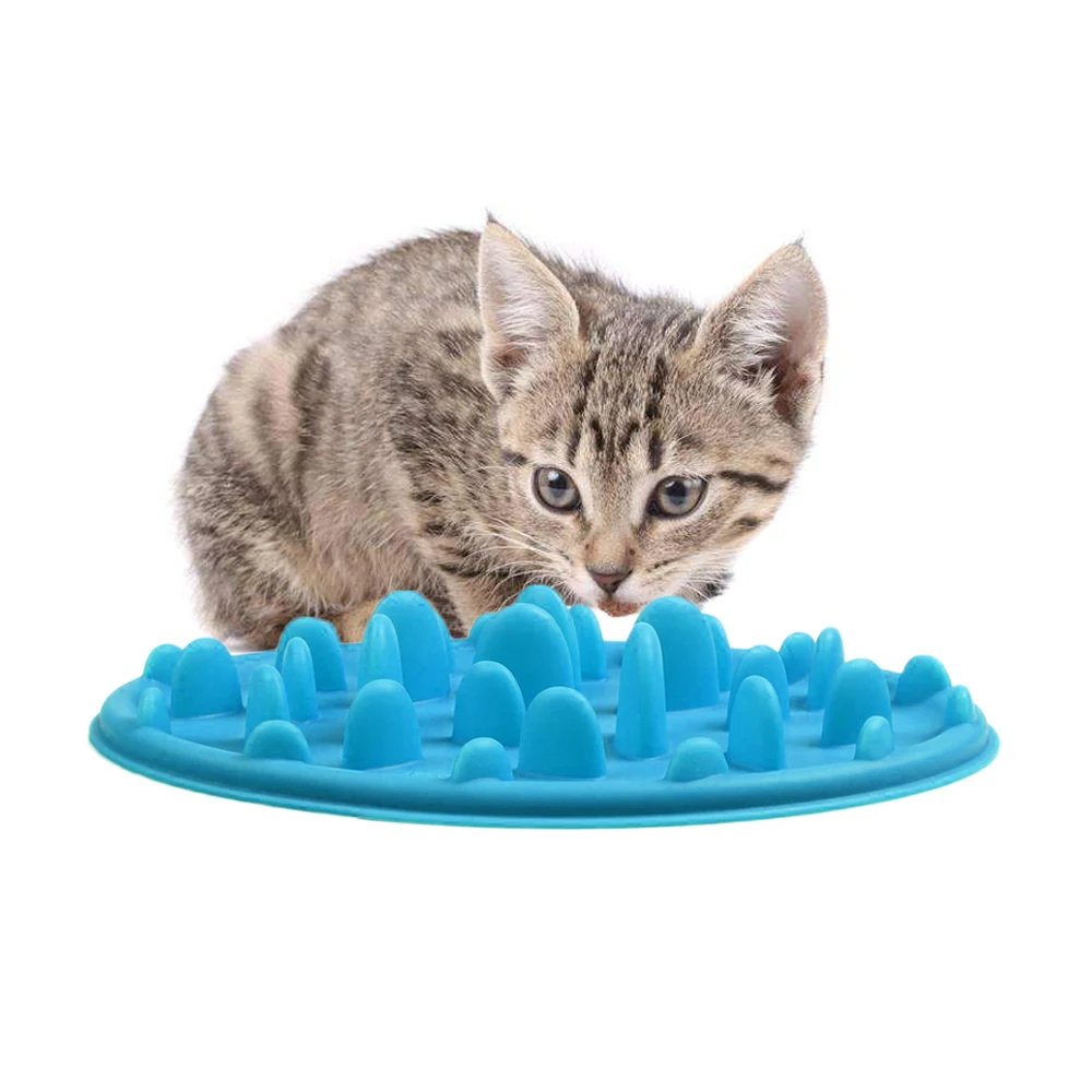 Cat Catch Interactive Feeder Bowl Slow Pet Feeder Anti Choke Pet