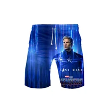 Мстители эндгейм квантовое царство 3D печатные мужские шорты дышащие пляжные свободные шорты для фитнеса мужские быстро Qry Полиэстеровые брюки