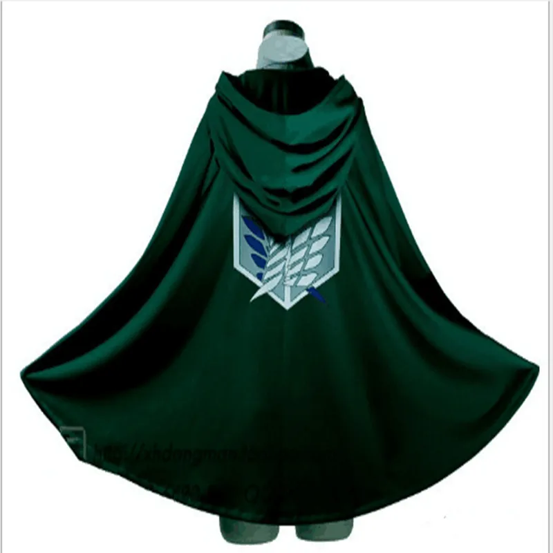 

Freedom wing corps cloak attack giants investigation team role playing costume anime cosplay green cloak men's clothing party