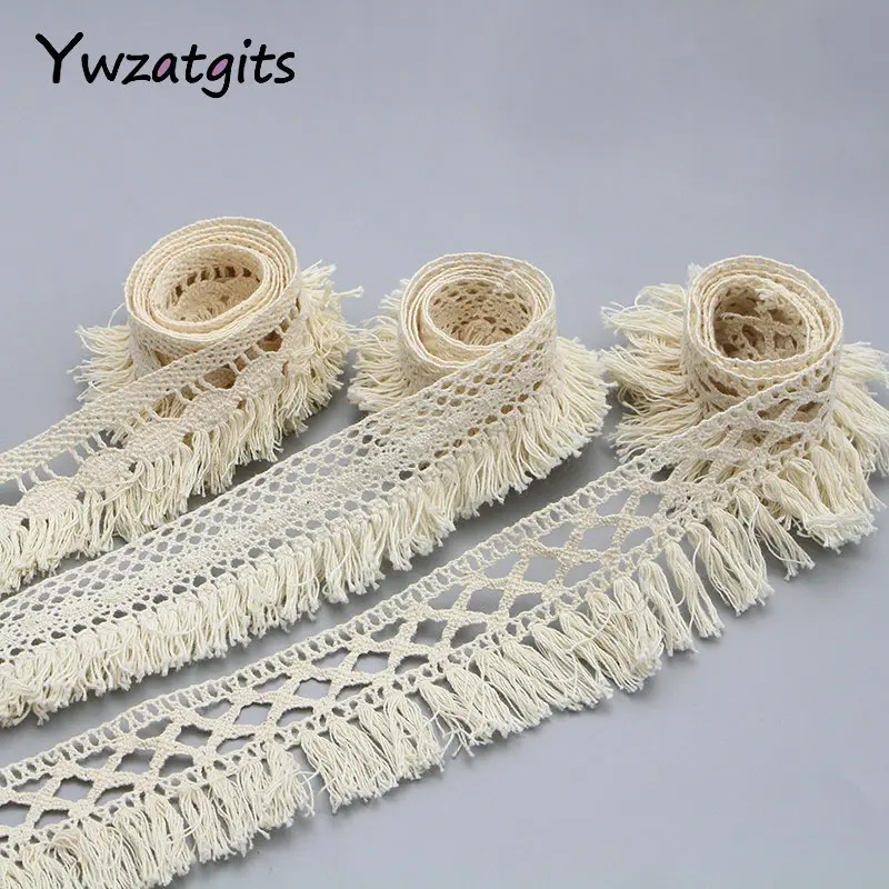 Ywzatgits 5 ярдов/лот хлопковые кружевные ленты ткань для вышивки пошив одежды сделай
