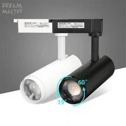 Focos LED modernos para techo o riel, lámpara de riel ajustable de 5/7/10/15/20W, luces de seguimiento, Art Deco