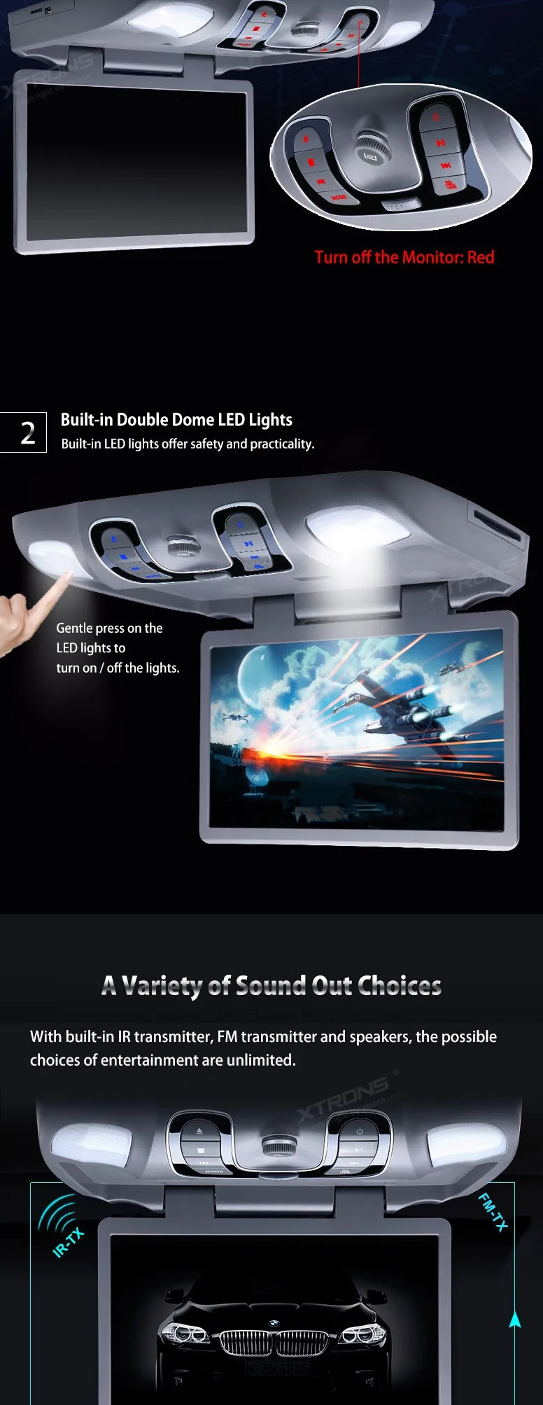 Cheap Grey 15.6" inch HD Car Roof DVD Player with 1366*768 Resolution/170 Max Open Angle/Built-in IR & FM/32-Bit Games 5 Cheap Grey 15.6" inch HD Car Roof DVD Player with 1366*768 Resolution/170 Max Open Angle/Built-in IR & FM/32-Bit Games 5