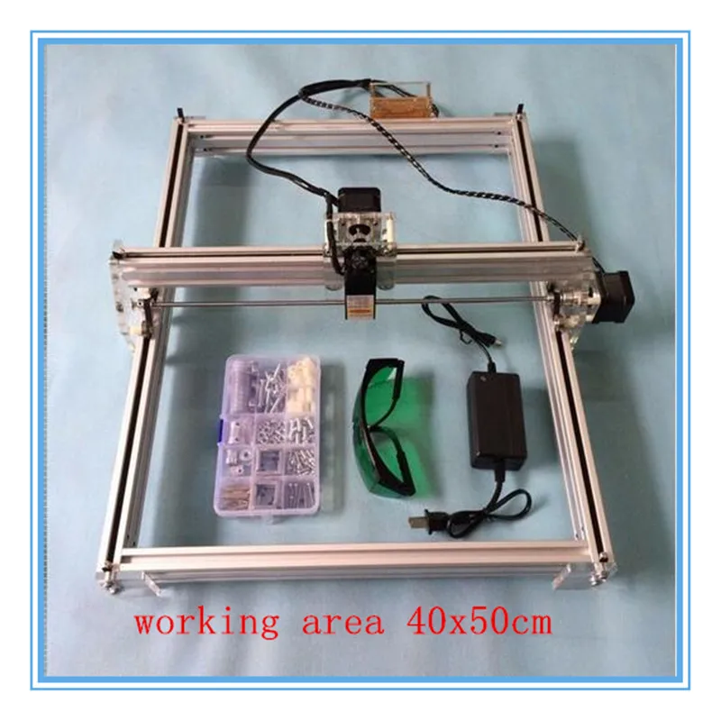 

500mw Laser Engraving Machine DIY Laser Engraver IC Marking Printer Carving Size Working Area 40X50cm Laser Cutter Machine